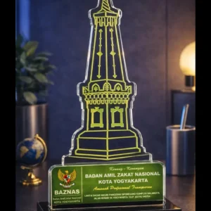 Plakat Akrilik Tugu Jogja – Souvenir Eksklusif Custom & Elegan